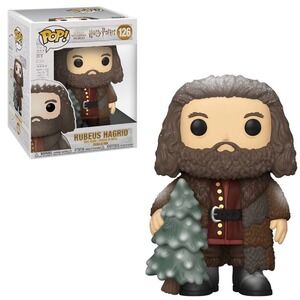 Funko Pop Harry Potter Rubeus Hagrid 126 Brown Winter Holiday Figure NWT